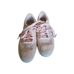 Adidas Courtset Neo Frost Blush Pink Suede Women’s Sneakers Size 7 Float Lace Up